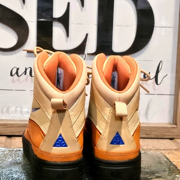 Nike ACG Woodside 2 High GS Orange, Brown Youth 5Y #524872-201 - Picture 4 of 9